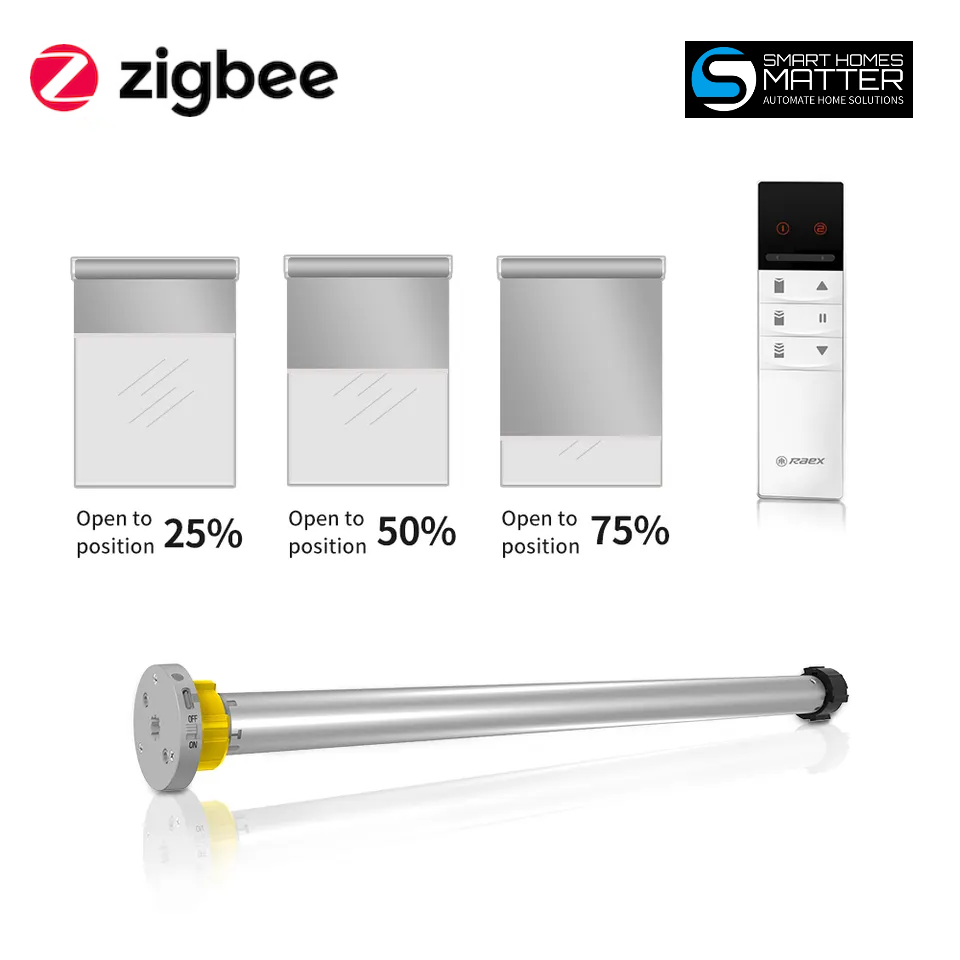 Zigbee smart roller blind motors